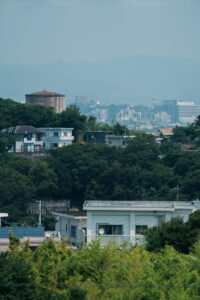 雑賀崎灯台からの景色